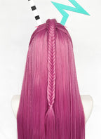 The Amazing Digital Circus Zooble Yaki Hot Pink Braided 13" x 6" Lace Top Synthetic Wig LF2207