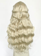 Game of Thrones Daenerys Targaryen Light Ash Blonde Braided Lace Front Synthetic Wig LF2212