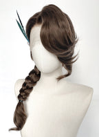 Critical Role The Legend of Vox Machina Season 4 Vex'ahlia Brunette Braided Lace Front Synthetic Wig LF2213