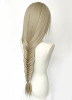 Dark Souls III Fire Keeper Ash Blonde Braided Lace Front Synthetic Wig LF2219