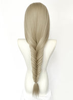 Dark Souls III Fire Keeper Ash Blonde Braided Lace Front Synthetic Wig LF2219