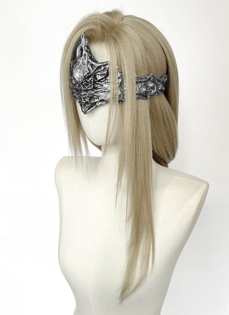Dark Souls III Fire Keeper Ash Blonde Braided Lace Front Synthetic Wig LF2219