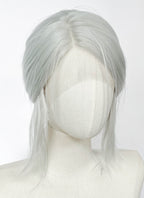The Witcher 3 Ciri Yaki Silver Grey Braided Lace Front Synthetic Wig LF2220