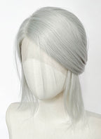 The Witcher 3 Ciri Yaki Silver Grey Braided Lace Front Synthetic Wig LF2220