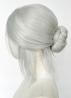 The Witcher 3 Ciri Yaki Silver Grey Braided Lace Front Synthetic Wig LF2220