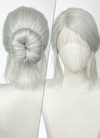 The Witcher 3 Ciri Yaki Silver Grey Braided Lace Front Synthetic Wig LF2220