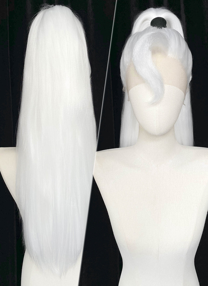 X-Men Storm White Braided Lace Front Synthetic Wig LF2227