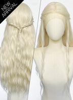 House of the Dragon Helaena Targaryen Platinum Blonde Braided Lace Front Synthetic Wig LF2228
