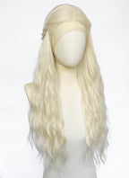House of the Dragon Helaena Targaryen Platinum Blonde Braided Lace Front Synthetic Wig LF2228