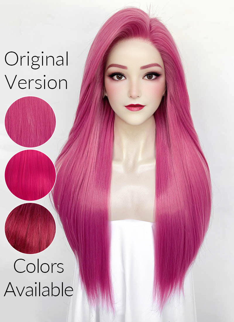 NEWカラー！ピンク　LEDタッチ式マツエクライト13g ツイザー装着かき分け KPop Demon Hunters Mira Yaki Hot Pink Braided 13