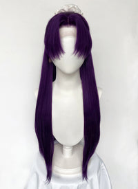 The Apothecary Diaries Jinshi Purple Braided Lace Front Synthetic Men's Wig LF2517