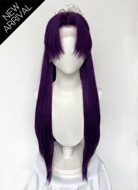 The Apothecary Diaries Jinshi Purple Braided Lace Front Synthetic Men's Wig LF2517