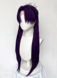 The Apothecary Diaries Jinshi Purple Braided Lace Front Synthetic Men's Wig LF2517