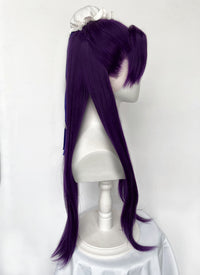 The Apothecary Diaries Jinshi Purple Braided Lace Front Synthetic Men's Wig LF2517