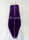 The Apothecary Diaries Jinshi Purple Braided Lace Front Synthetic Men's Wig LF2517