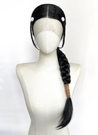 Avatar: The Last Airbender Jet Black Braided Lace Front Synthetic Hair Wig LF2521