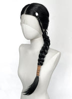 Avatar: The Last Airbender Jet Black Braided Lace Front Synthetic Hair Wig LF2521