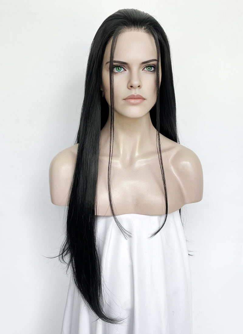 One Piece Nico Robin Jet Black Lace Front Synthetic Wig One Piece Nico Robin Jet Black Lace Front Synthetic Wig