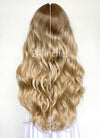 Balayage Blonde With Brown Roots Wavy Lace Front Synthetic Wig LF3306