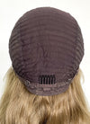Balayage Blonde With Brown Roots Wavy Lace Front Synthetic Wig LF3306