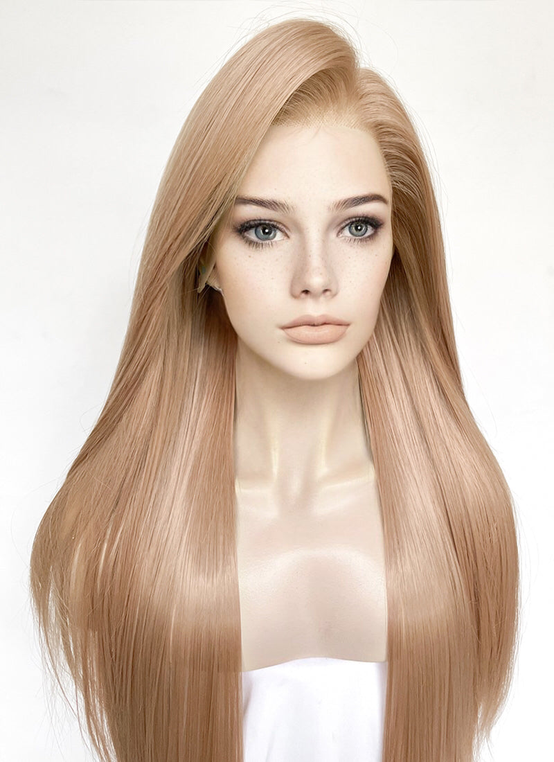 Kiki_Fei Brazilian Hair Italian Yaki / Kinky Straight Lace Front Wigs
