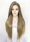 Brown Blonde Ombre Straight Lace Front Synthetic Wig LF3362