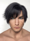 Final Fantasy XVI Clive Rosfield Jet Black Straight Yaki Lace Front Synthetic Men's Wig LF6012