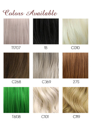 Light Ash Blonde Straight Lace Front Synthetic Men's Wig LF6020