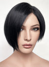 Resident Evil Ada Wong Jet Black Straight Bob Lace Front Synthetic Wig LF6038