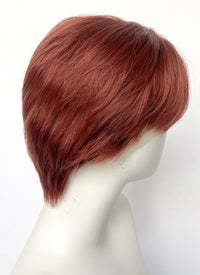 Auburn Straight Lace Front Synthetic Hair Men's Wig LF6056