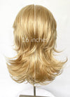 Marvel Rivals Invisible Woman Blonde Curtain Bangs Wavy Lace Front Synthetic Wig LF6114
