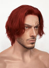 One Piece Figarland Shanks Auburn Wavy Lace Front Synthetic Men's Wig LF6120