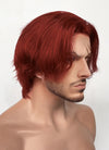 One Piece Figarland Shanks Auburn Wavy Lace Front Synthetic Men's Wig LF6120