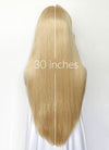 Marvel Rivals Dagger Yaki Blonde Straight Lace Front Synthetic Wig LF6122