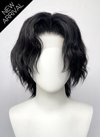 One Piece Portgas D. Ace Black Wavy Lace Front Synthetic Men's Wig LF6129