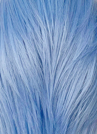 Kpop Pastel Blue Straight Lace Front Synthetic Men's Wig LF6132