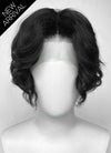 Demon Slayer: Kimetsu no Yaiba Muzan Kibutsuji Black Wavy Lace Front Synthetic Men's Wig LF6136