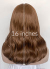 M3GAN 2.0 M3gan Chestnut Brown Wavy Lace Front Synthetic Hair Wig LF6137