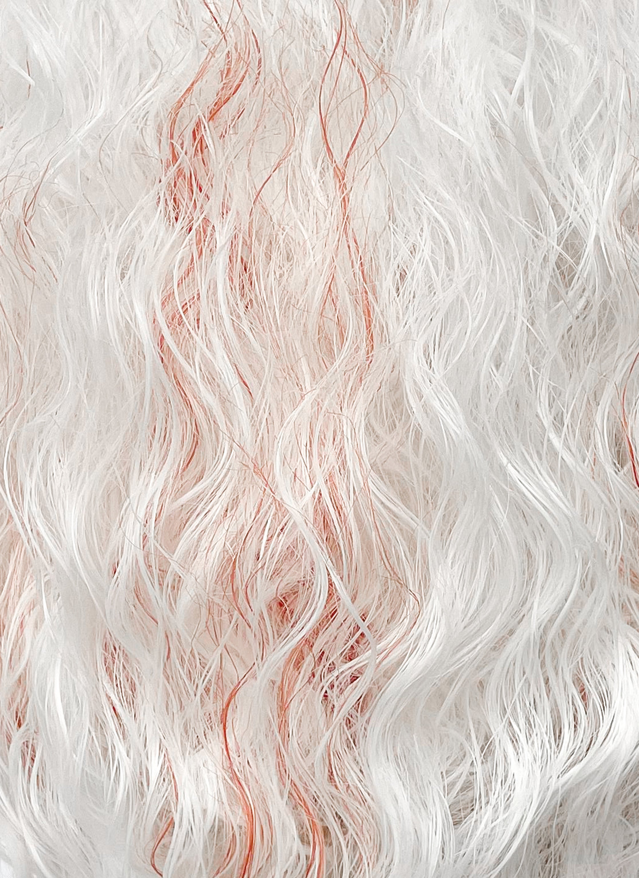 DAN DA DAN Okarun Ken Takakura White Mixed Red Wavy Lace
