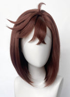 DAN DA DAN Momo Ayase Brunette Straight Bob Lace Front Synthetic Wig LF6139