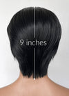 KPop Demon Hunters Saja Boys JINU Jet Black Straight Lace Front Synthetic Men's Wig LF6140