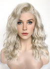 The Fantastic Four Invisible Woman Sue Storm Light Ash Blonde Wavy Lace Front Synthetic Hair Wig LF6144