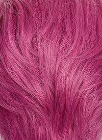 KPop Demon Hunters Saja Boys Abby Hot Pink Straight Lace Front Synthetic Men's Wig LF6145