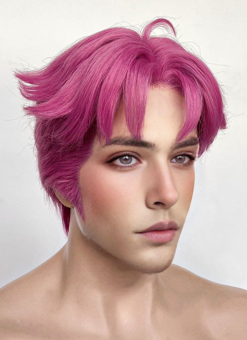 KPop Demon Hunters Saja Boys Abby Hot Pink Straight Lace