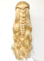 Blonde Braided Lace Front Synthetic Hair Wig LF6146B
