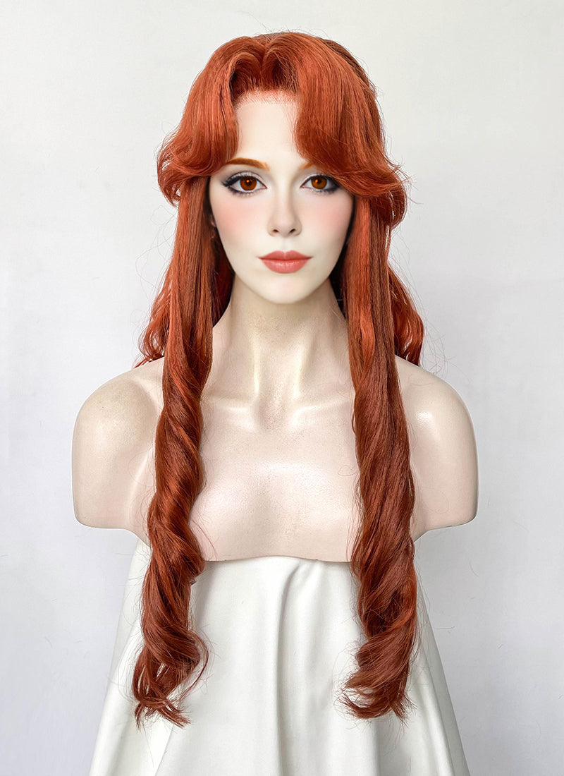 Castlevania Lenore Ginger Braided Lace Front Synthetic Wig