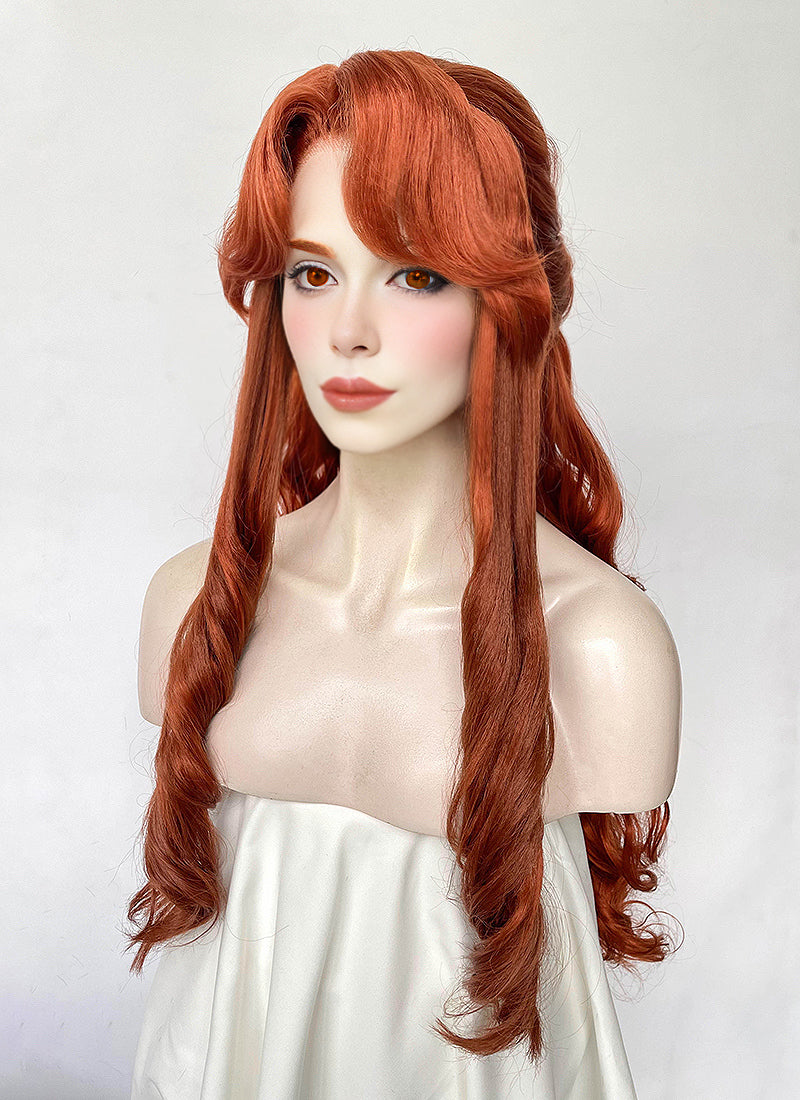 Castlevania Lenore Ginger Braided Lace Front Synthetic Wig