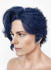 Blue Wavy Lace Front Synthetic Hair Men's Wig LF6147