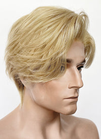Blonde Straight Lace Front Synthetic Men's Wig LF6148