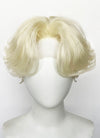 Light Blonde Wavy Lace Front Synthetic Men's Wig LF6149